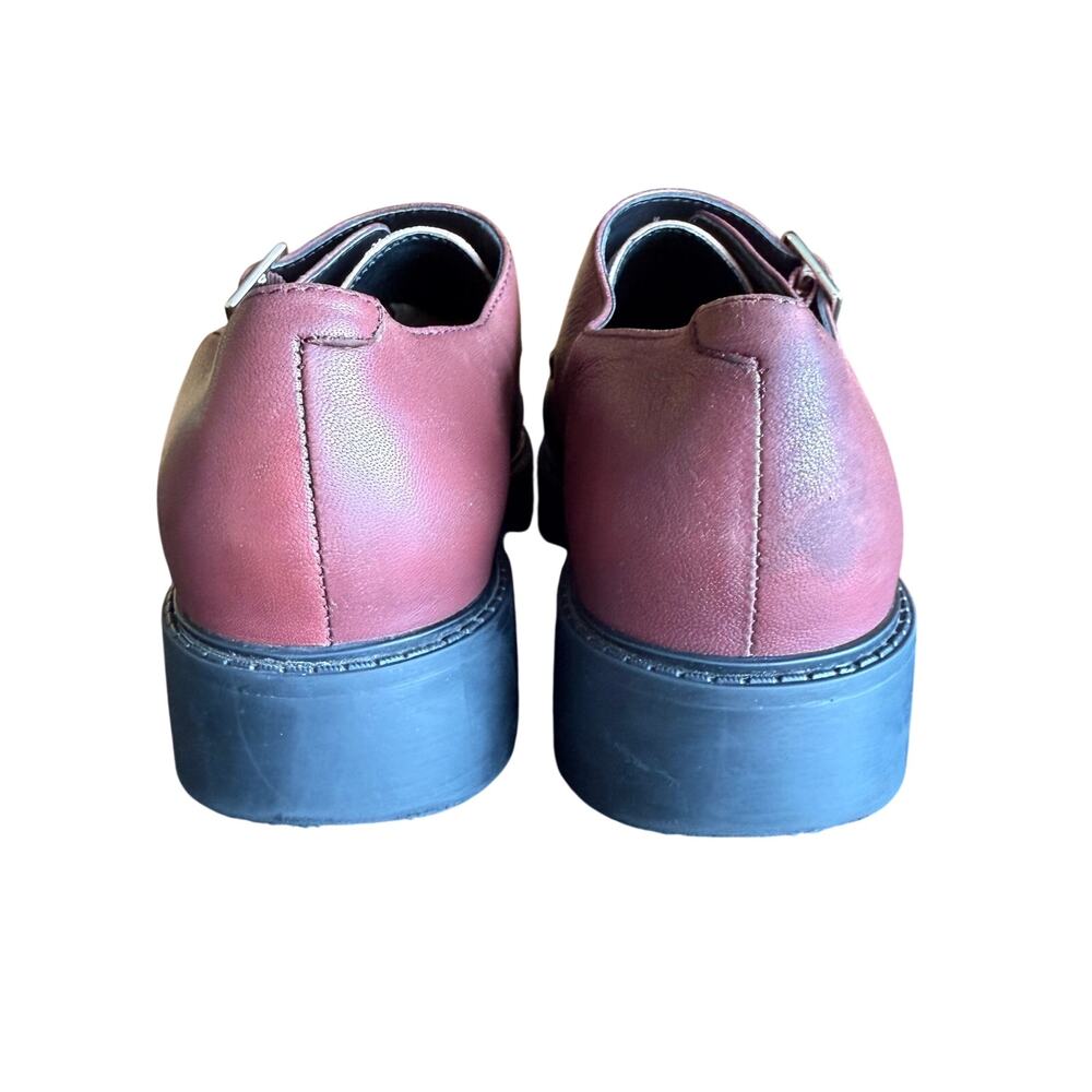 Seychelles Women's Catch Me Monk Strap Loafer Lug Sole Buckle Multi Leather - 7 - Picture 8 of 10